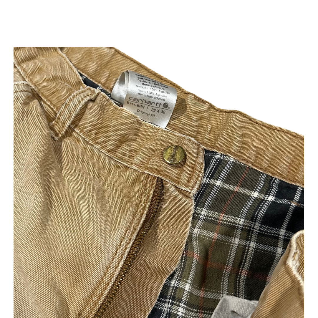 Carhartt Fleeced Khaki Pants