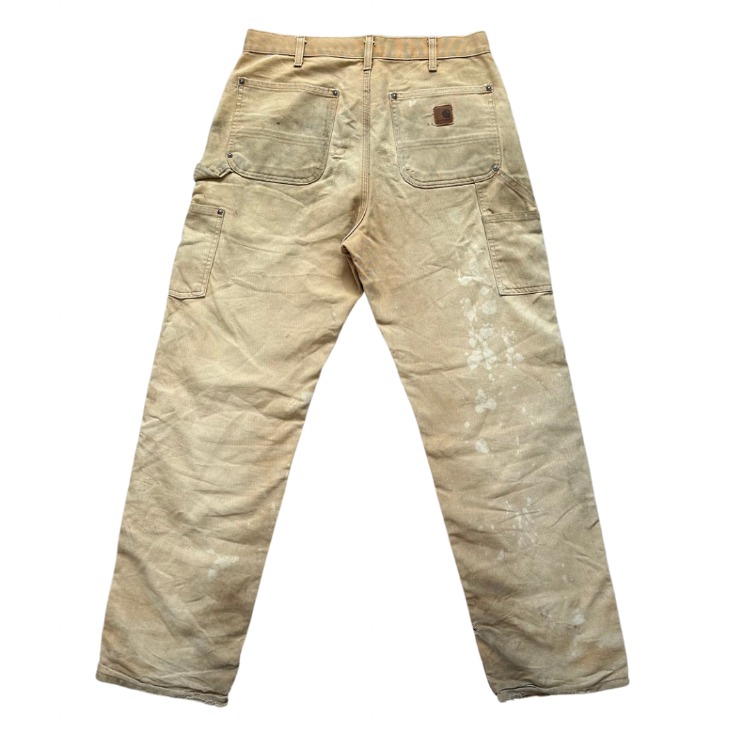 Khaki Carhartt Double Knee Pants