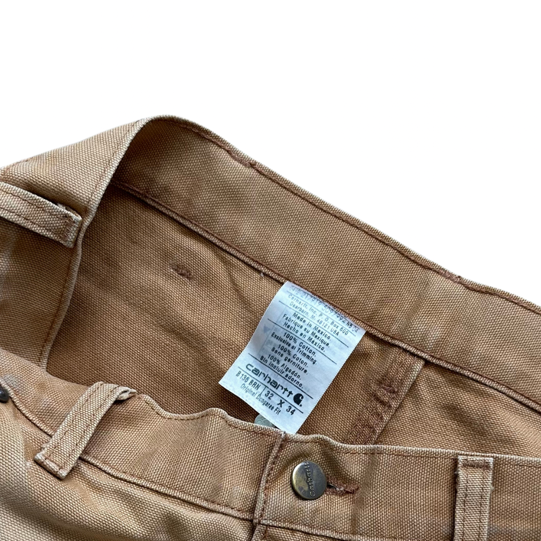 Khaki Carhartt Double Knee Pants