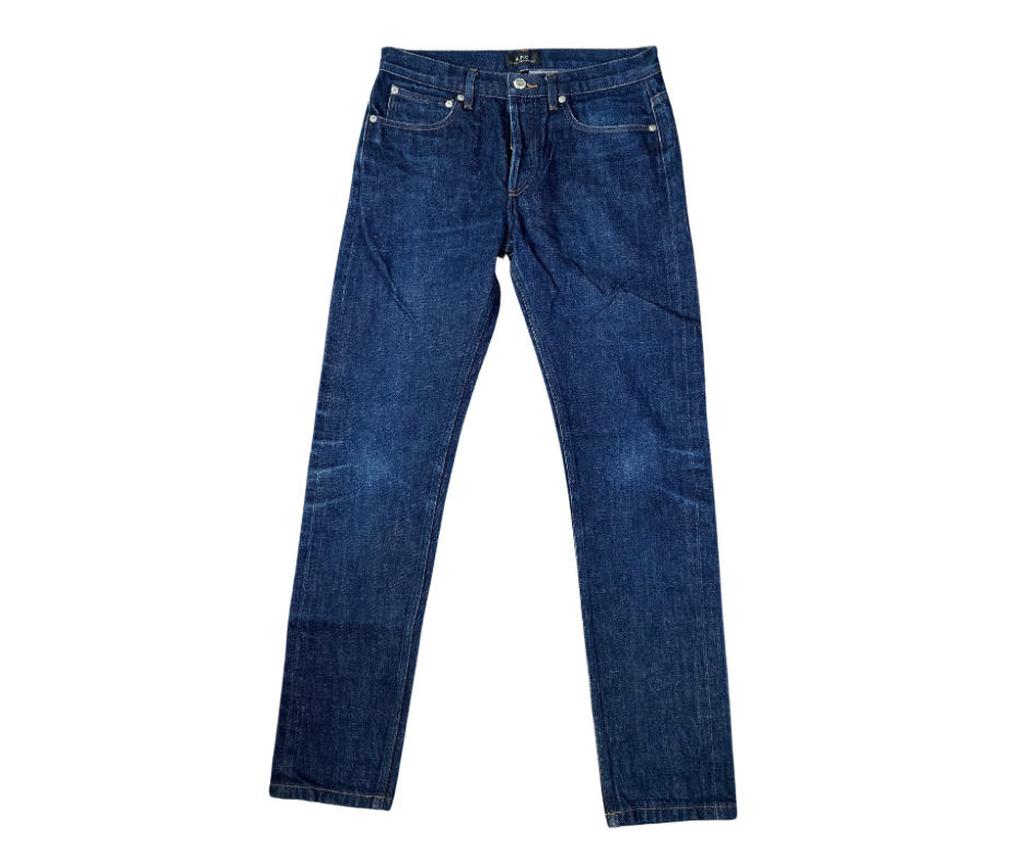 A.P.C. Dark Blue Denim Jeans