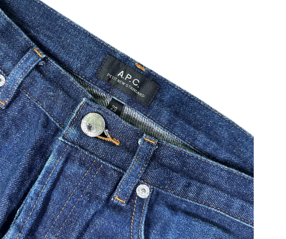 A.P.C. Dark Blue Denim Jeans