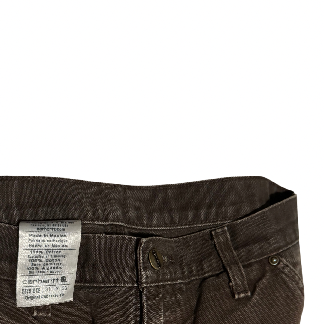 Brown Double Knee Carhartt Pants
